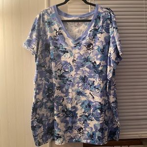 Roaman’s Women’s Floral Top